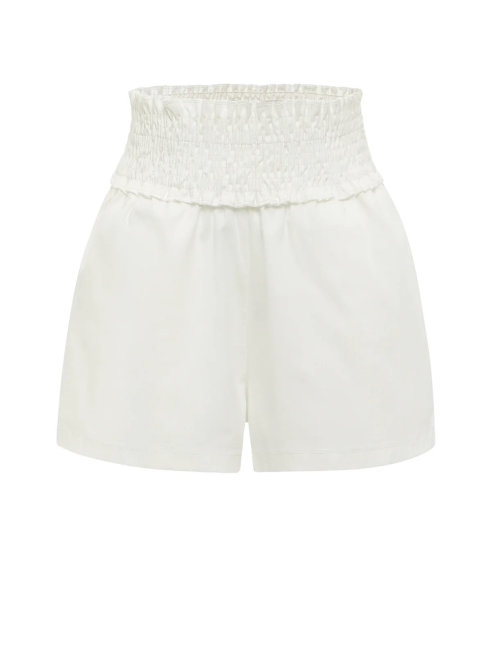Pleat Chloe White Smocked Shorts Girls Size 10 Boutique